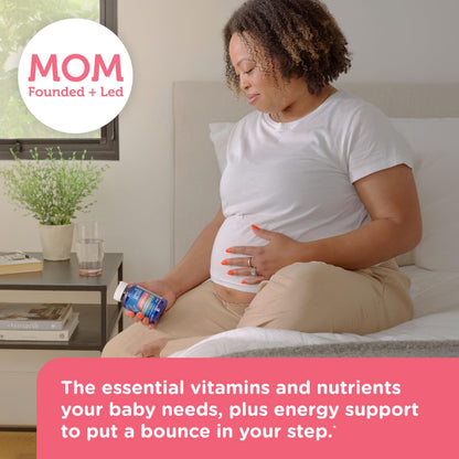 Capsules of Mommy's Bliss prenatal multivitamin