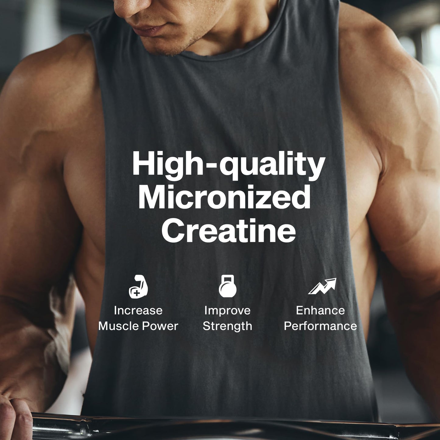 Athlete using MuscleTech Platinum Creatine supplement