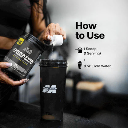 MuscleTech Creatine Monohydrate workout supplement lifestyle shot