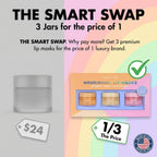 Nature Well Berry flavored lip mask container for dry lips