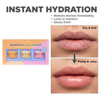Texture demonstration of Nature Well high-shine lip treatment