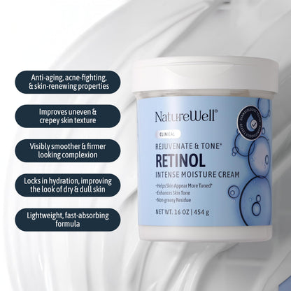 Nature Well anti aging firming cream product packaging displaying the micro encapsulated ingredient label