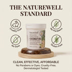 Nature Well extra virgin coconut oil cream lifestyle view
