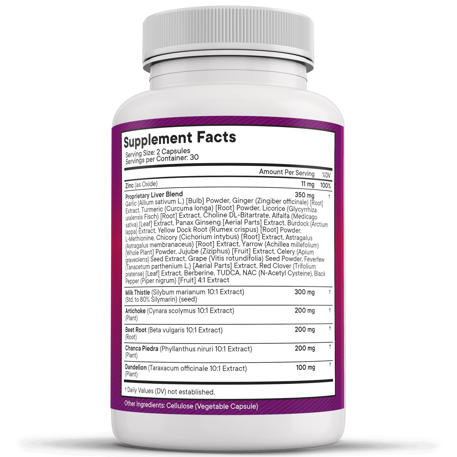 Close up of New Age wellness bottle indicating 120 count vegetarian capsules.