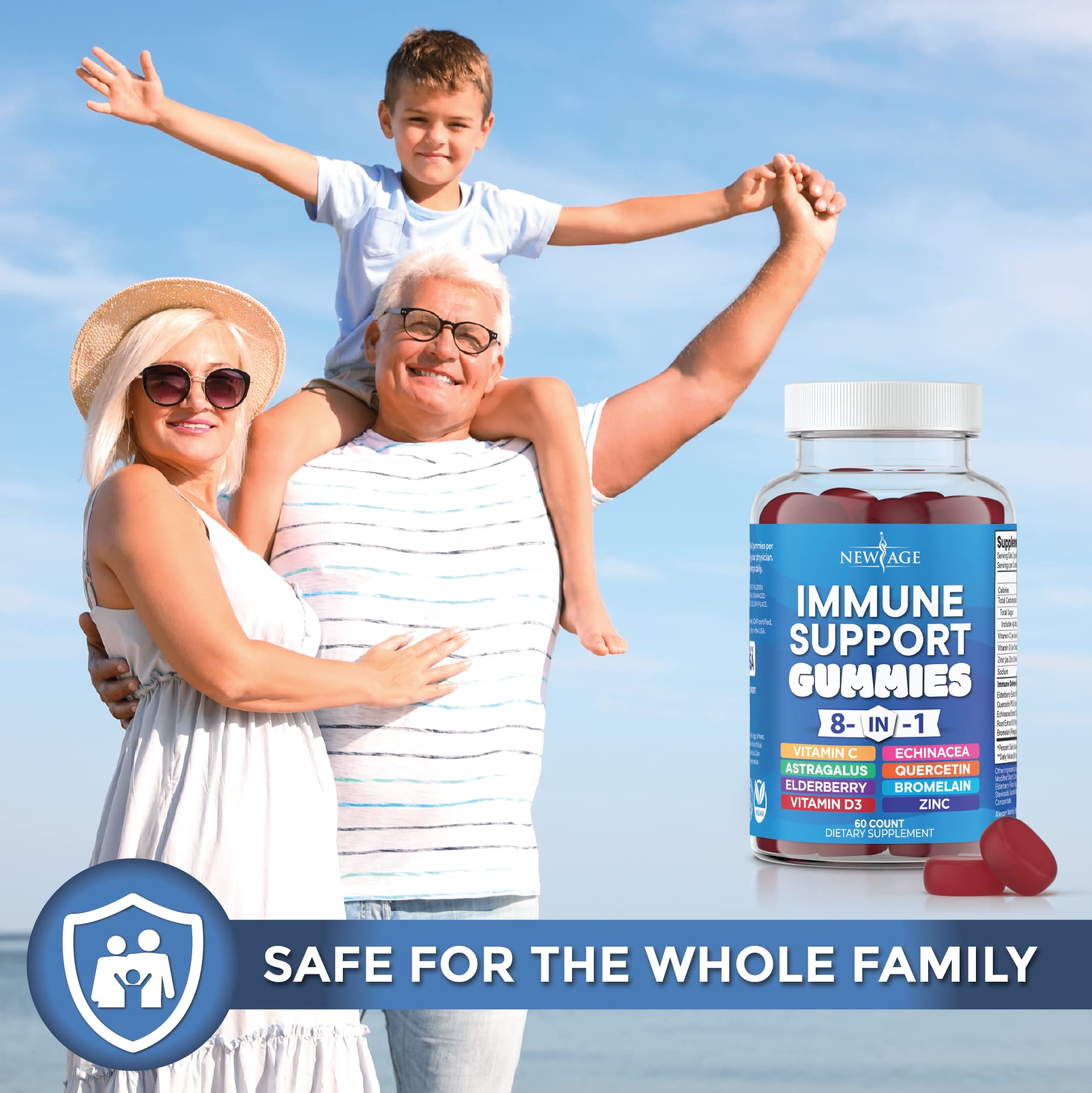 Authentic JB Wellness Co immune support supplement pack highlighting natural elderberry and zinc blend