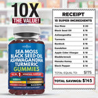 New Age Sea Moss Gummies 2-pack bundle display view