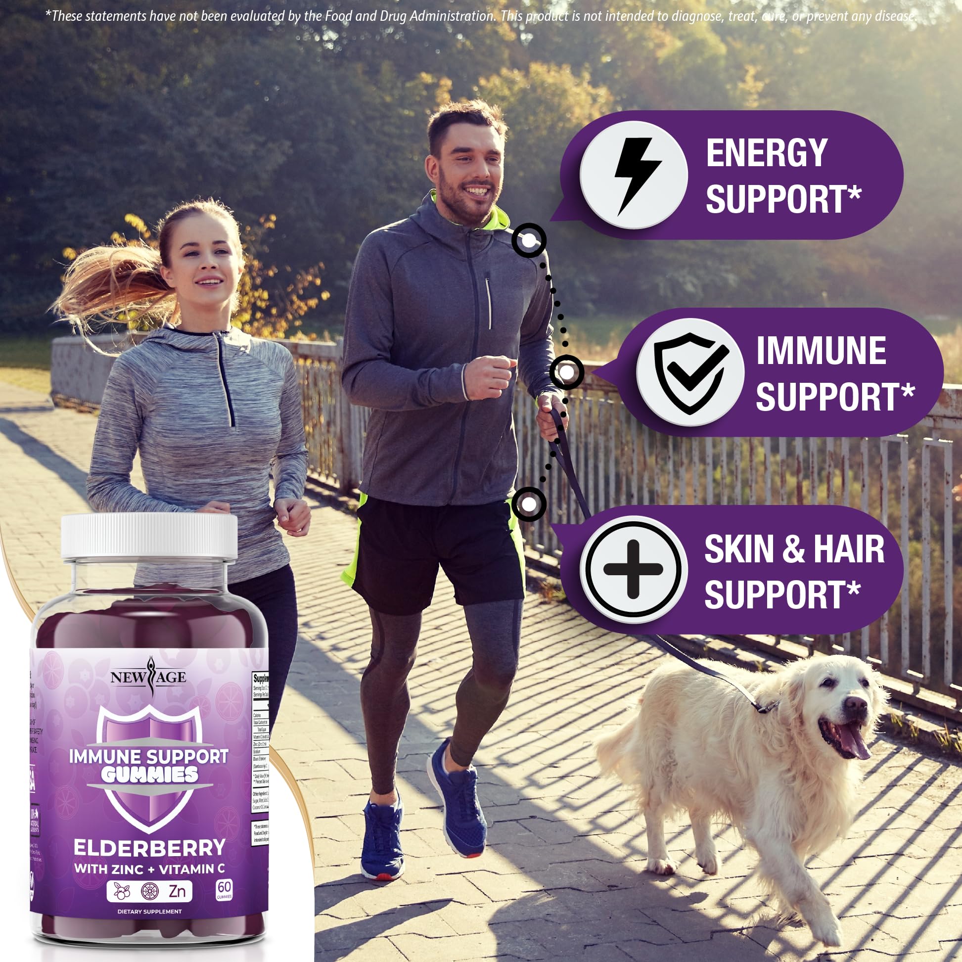 Close up of berry flavored vegetarian antioxidant immune defense supplement chewables outside the packaging