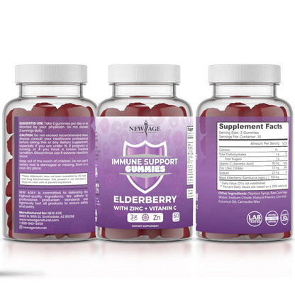 NEW AGE premium immune booster bottle showcasing authentic packaging for imported personal care collection
