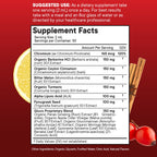 New Age metabolic support liquid supplement bottle showing ingredient list