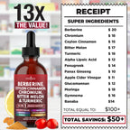 Authentic New Age liquid berberine supplement imported from America close up