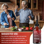 New Age blood sugar support dietary drops with dropper applicator clear view