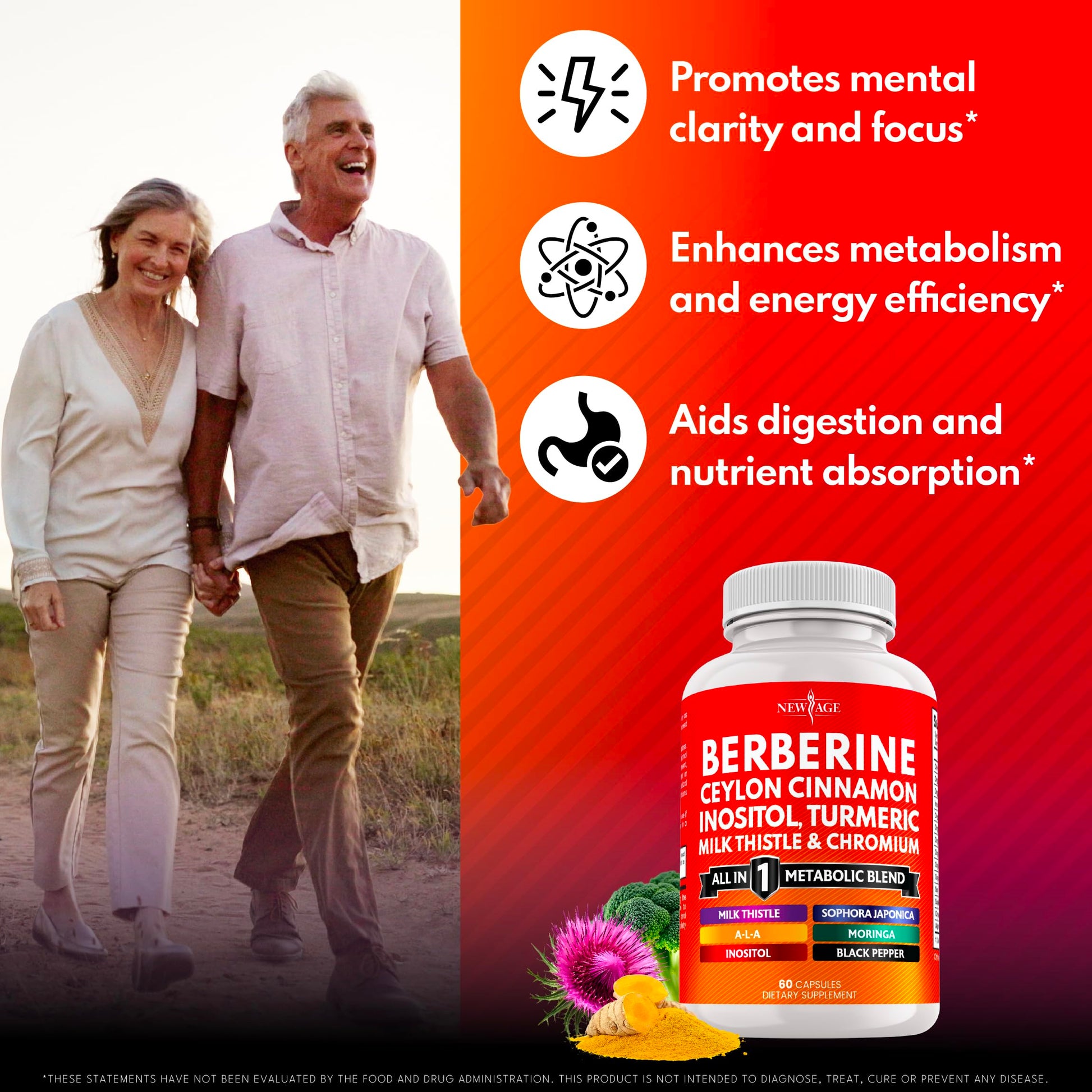 New Age non GMO vegan capsules for blood sugar and metabolism management close up