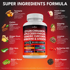 New Age wellness supplement bottle showing ingredient list