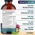 Organic herbal ingredients for lymphatic support