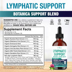 Two bottles of New Age lymphatic drainage drops
