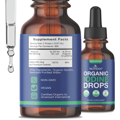 Noveha potassium iodide liquid supplement in lifestyle setting