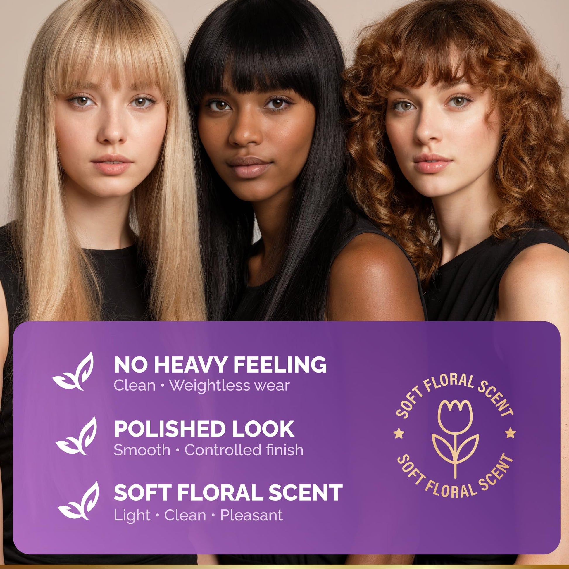 Nutraharmony hair smoothing serum for intense shine and thermal shield protection