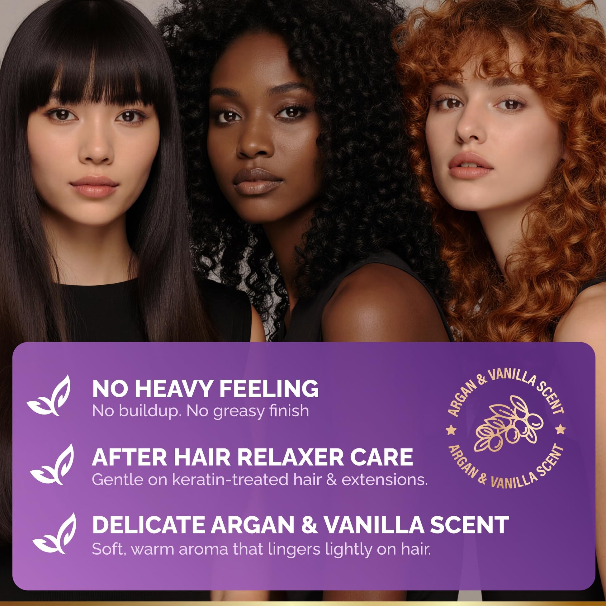 Nutraharmony sulfate free and paraben free hair mask for damaged hair recovery