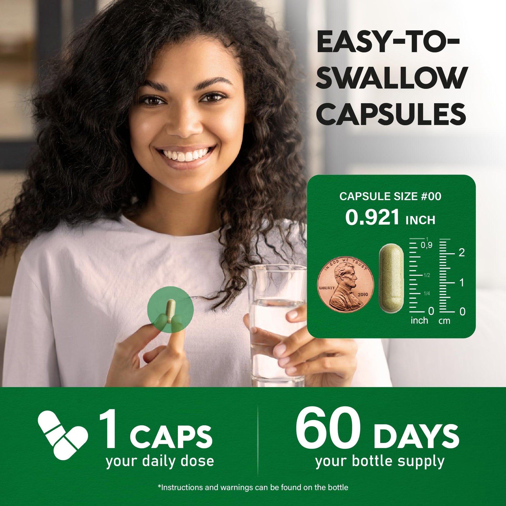 NutraHarmony nutritional supplement bottle side view
