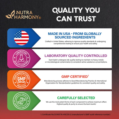 Authentic Nutraharmony USA imported supplement packaging