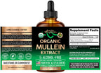 Nutraharmony organic lung support supplement label detail