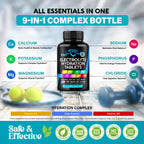 Nutraharmony hydration tablets packaging with key features