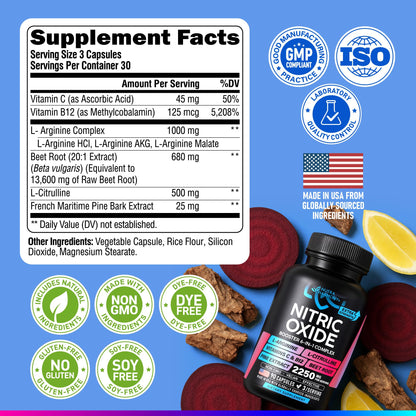 NutraHarmony premium non-GMO vegan pre-workout dietary supplement bottle