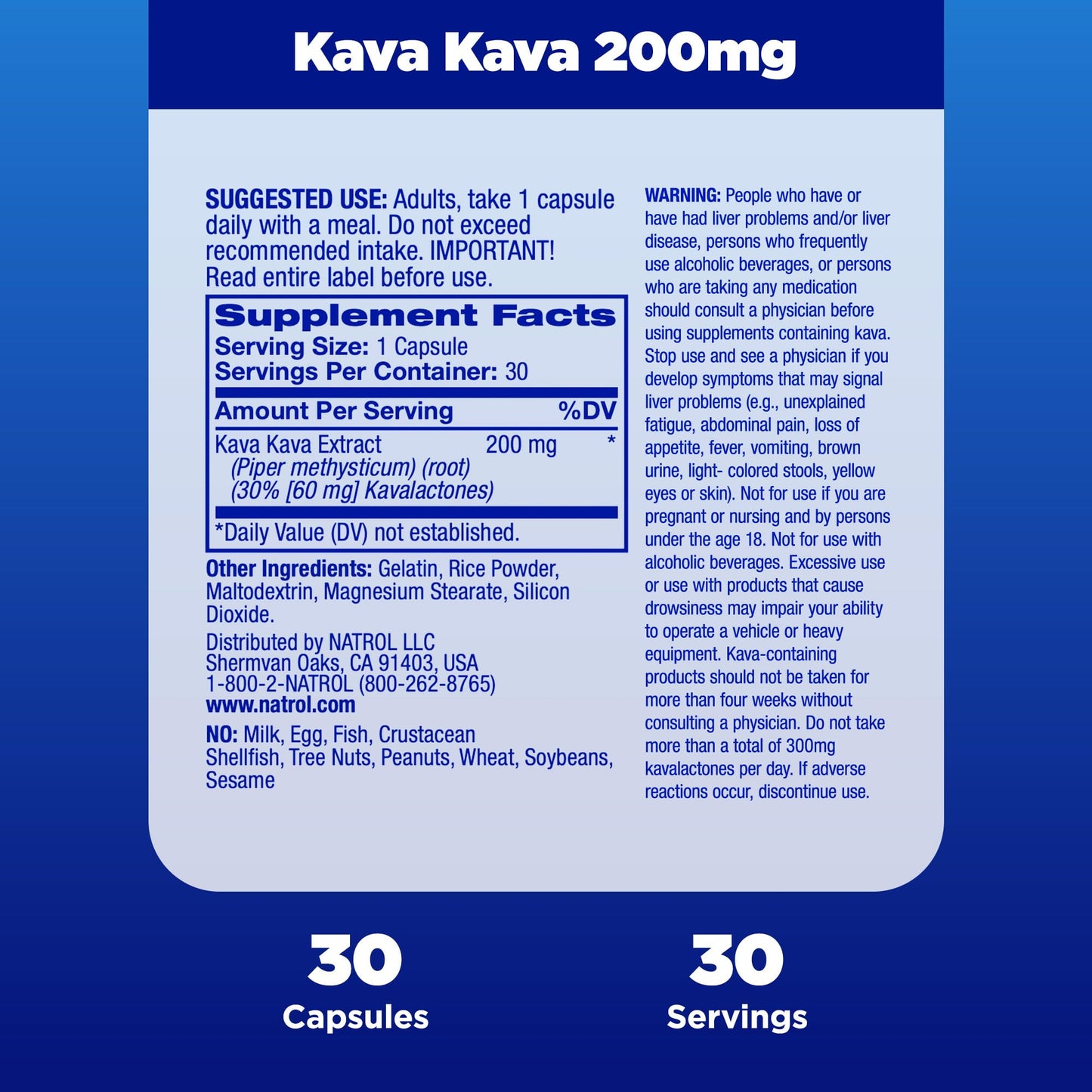 Premium USA imported Natrol stress support supplement bottle cap and safety seal close up view