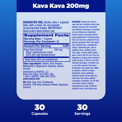 Premium USA imported Natrol stress support supplement bottle cap and safety seal close up view