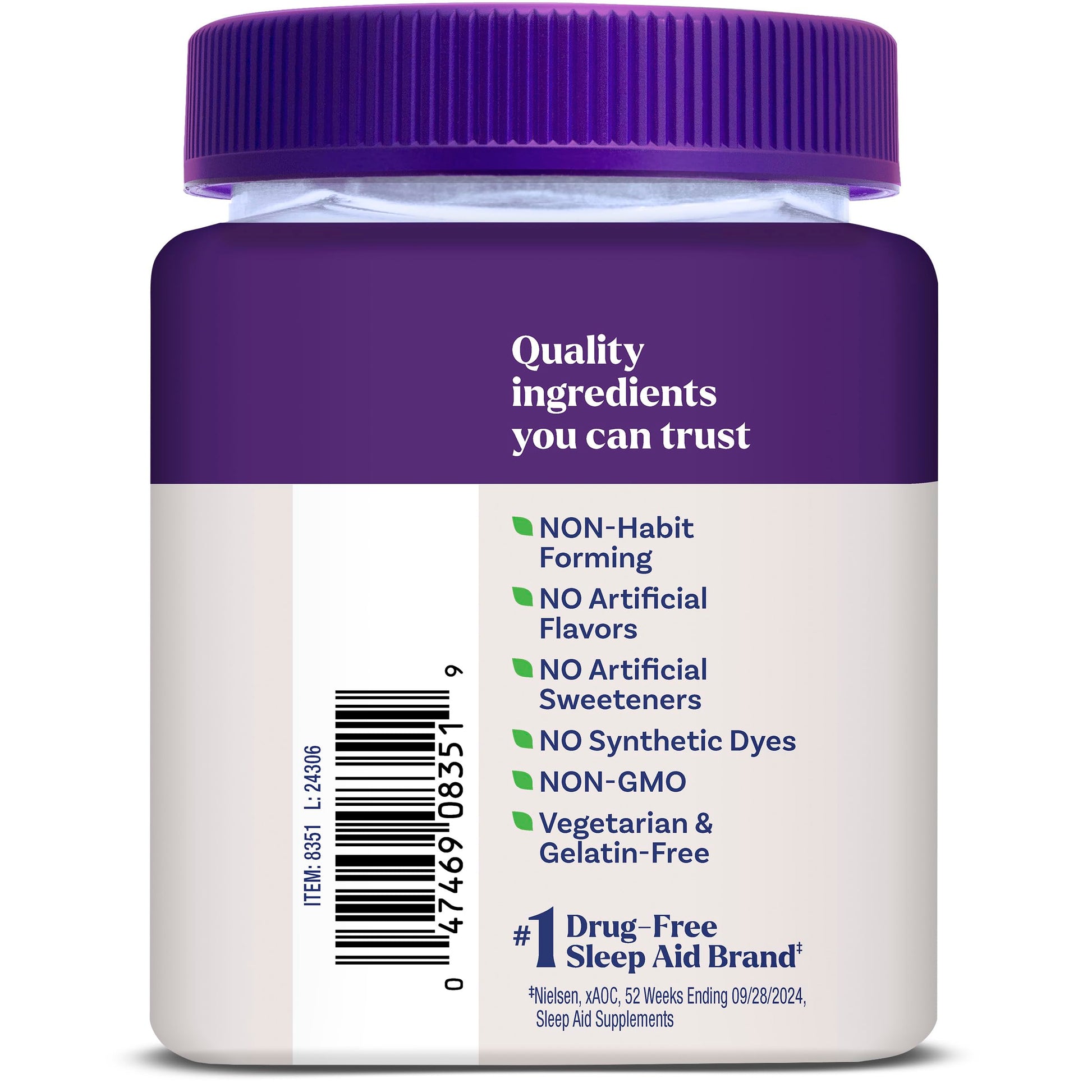 Natrol high absorption sleep support chewable vitamins bottle lifestyle view