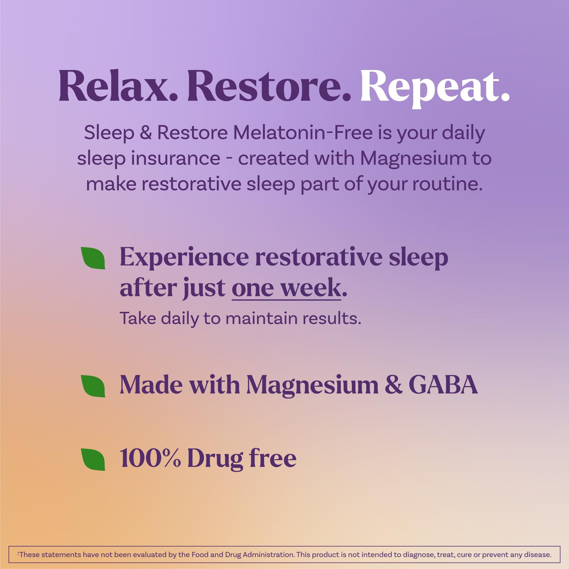 Natrol melatonin free sleep gummies cherry flavor dietary supplement label