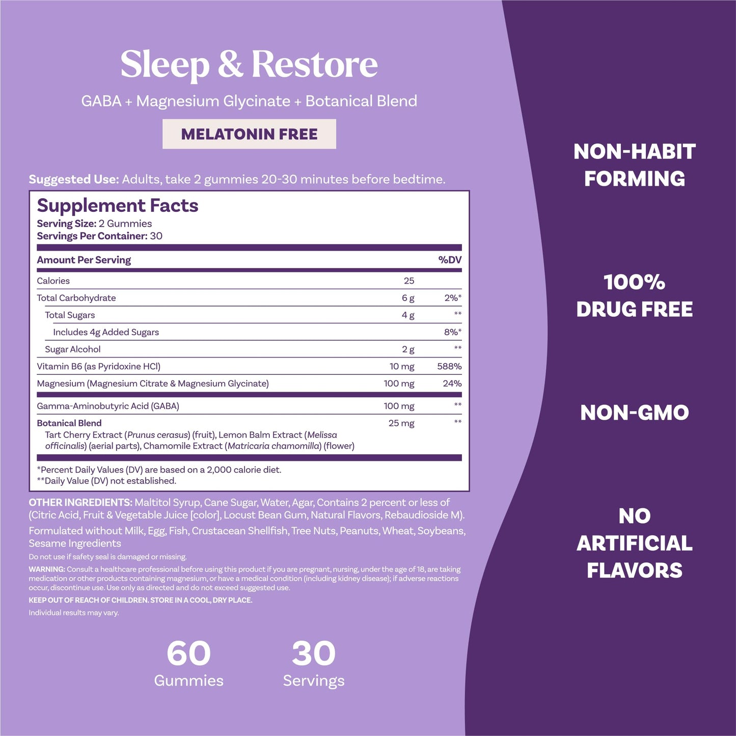 Natrol drug free sleep aid with tart cherry and chamomile extract