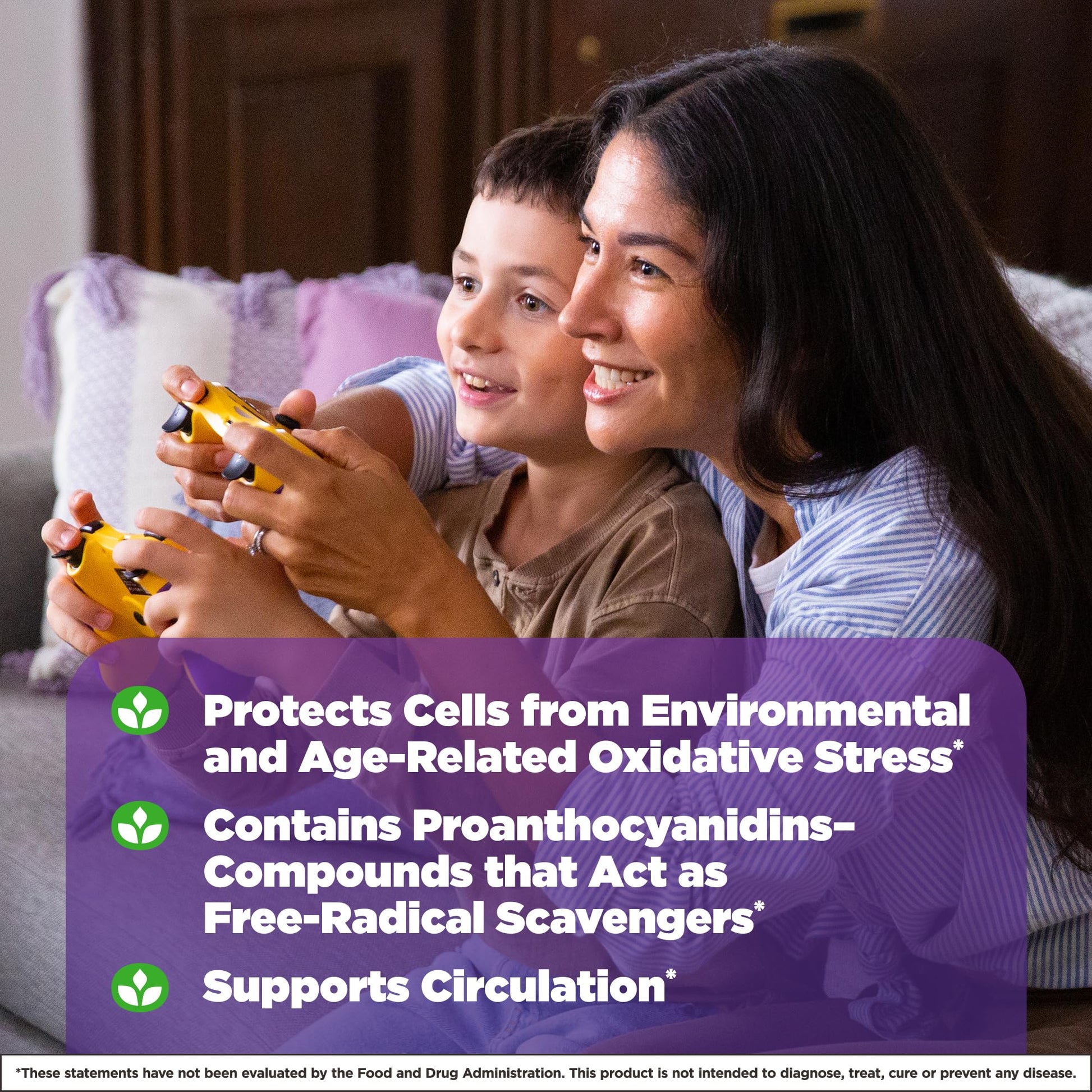 Authentic USA imported Natrol Pycnogenol bottle for blood circulation support.
