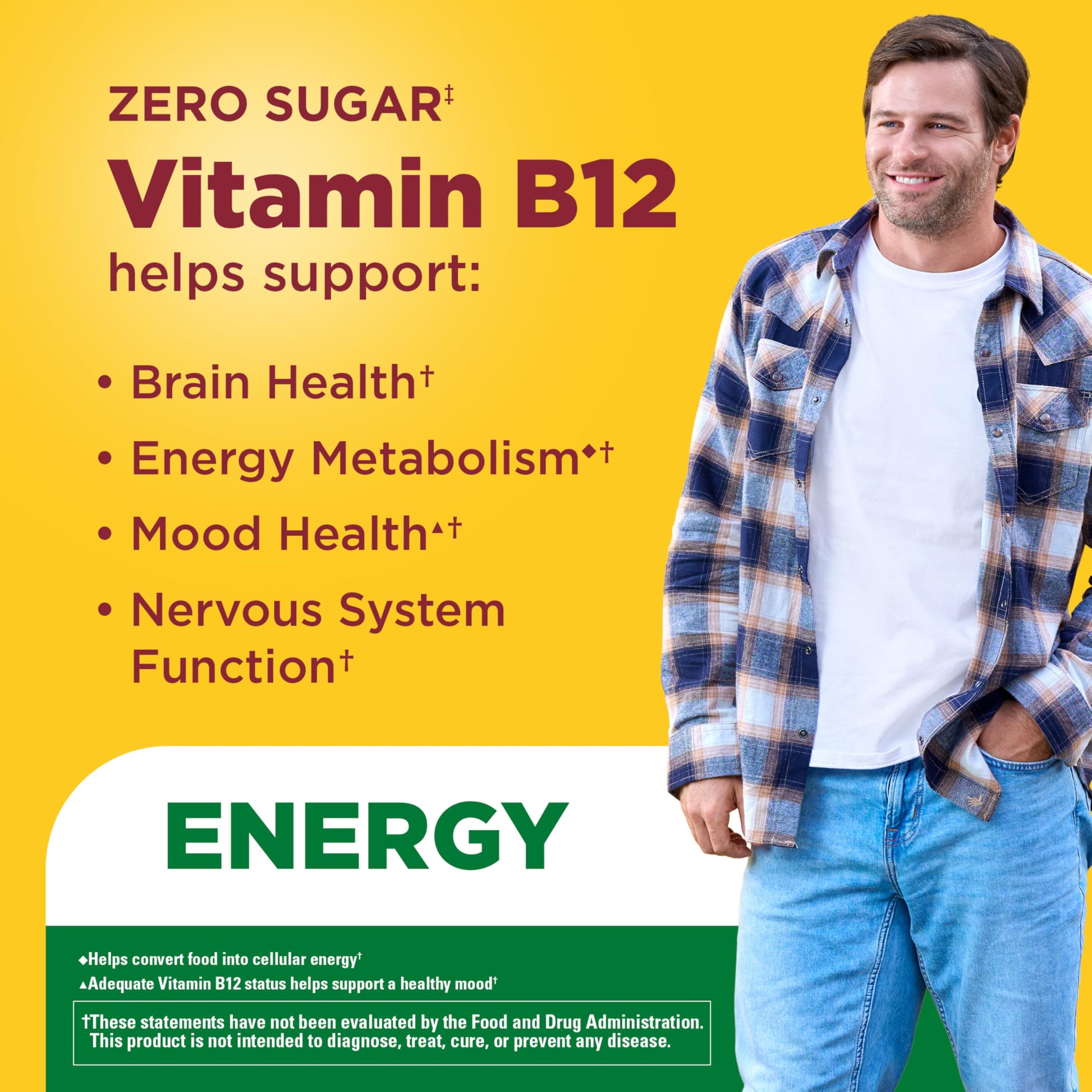 Raspberry flavored Nature Made energy gummies in 110 count bottle