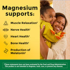 Nature Made Magnesium Glycinate supplement facts nutrition label