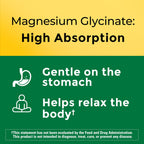 Nature Made Magnesium Glycinate capsules in a row