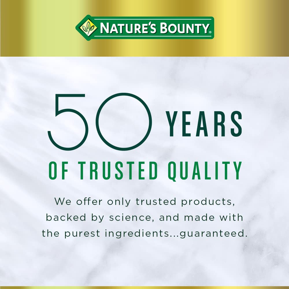 Nature's Bounty Zinc 50mg immune and antioxidant health support caplets imported directly from USA