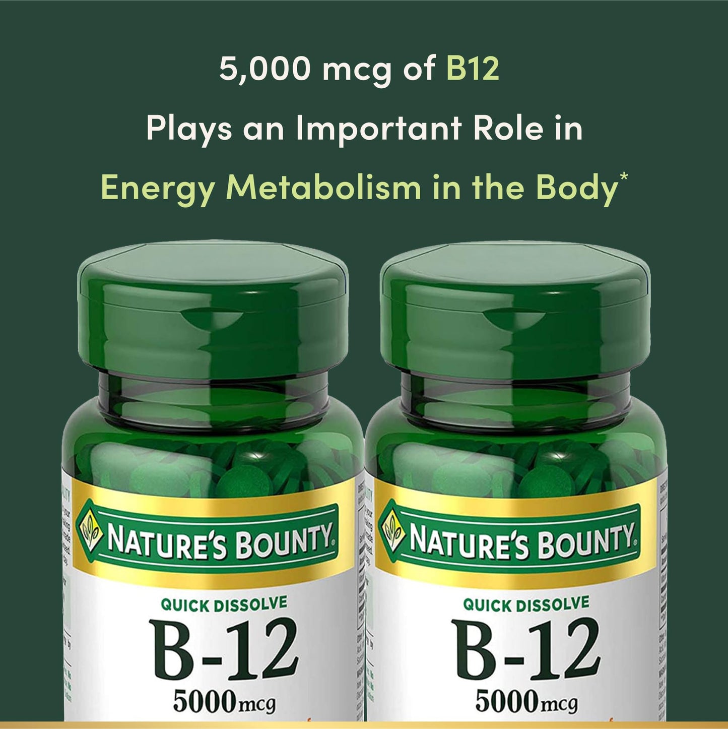 Twin pack packaging of Nature's Bounty nervous system health supplements