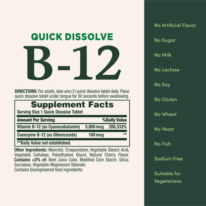 Nature's Bounty B12 cherry flavored tablets expiration date and lot code
