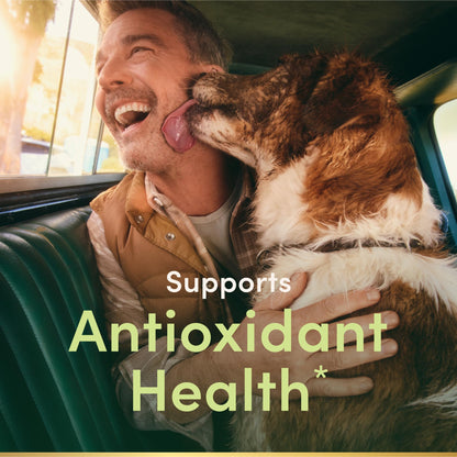 Nature's Bounty antioxidant high potency supplement side panel showing ingredients list