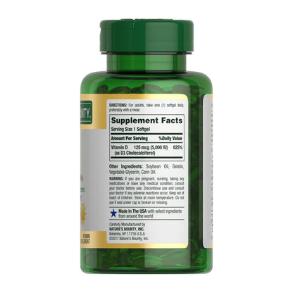 Nature's Bounty two hundred forty count rapid release softgels packaging