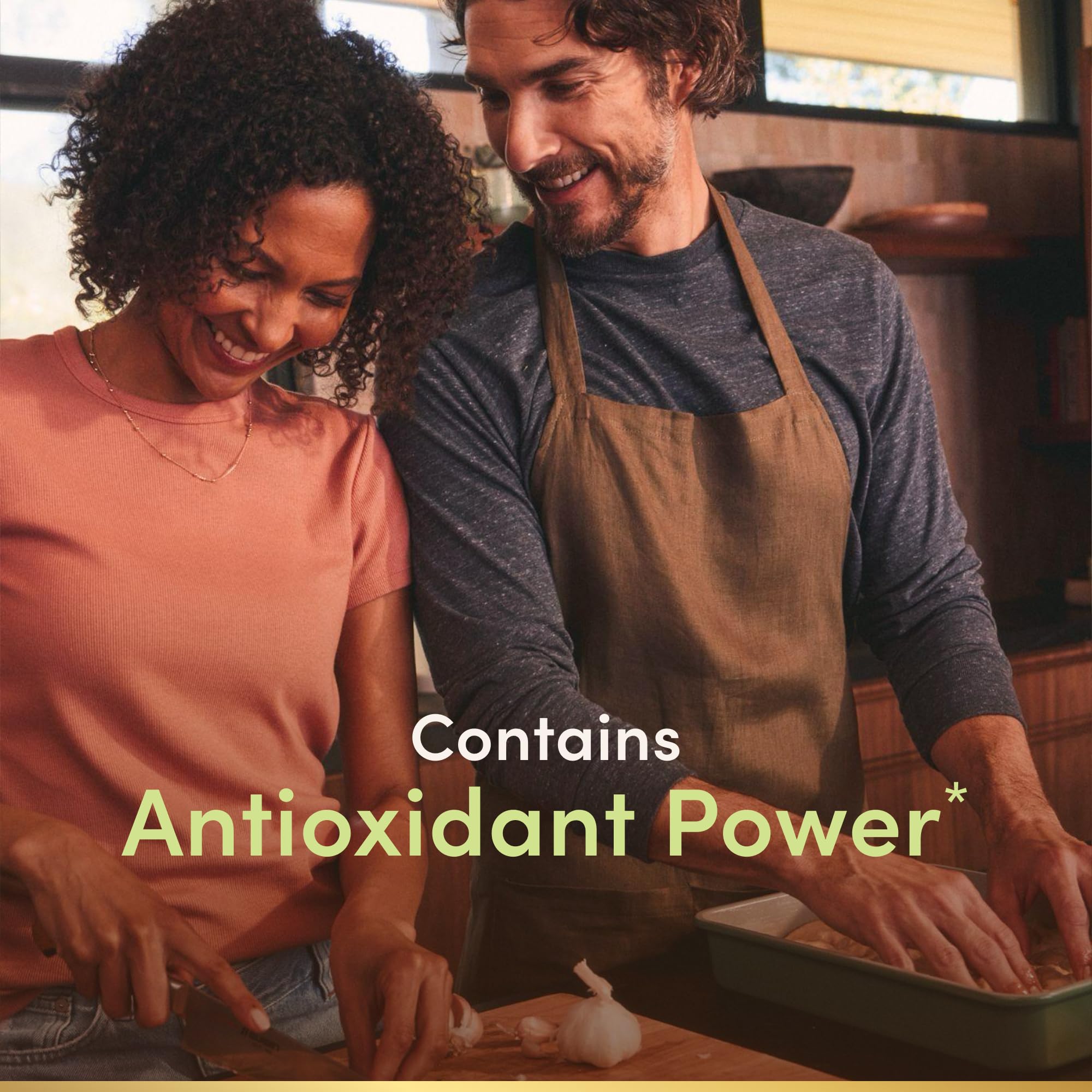 Side angle view of Nature's Bounty Turmeric 1000mg supplement highlighting standardized 95% curcuminoids label details