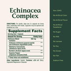 Natures Bounty Echinacea Complex capsule texture and herbal formulation view