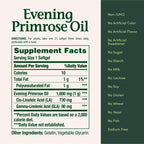 Nature's Bounty Evening Primrose Oil safety seal and cap detail