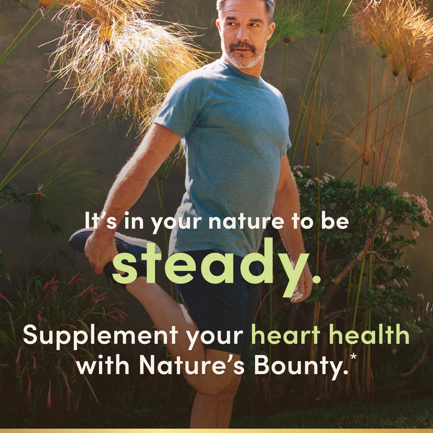 Nature's Bounty cardiovascular health support fish oil bottle showing allergen safety statements