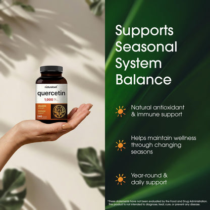 NatureBell plant based quercetin dihydrate antioxidant pills