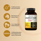 NatureBell fiber capsules nutritional facts label