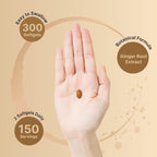 NatureBell non-genetically modified and gluten free certified digestive supplement seal close up