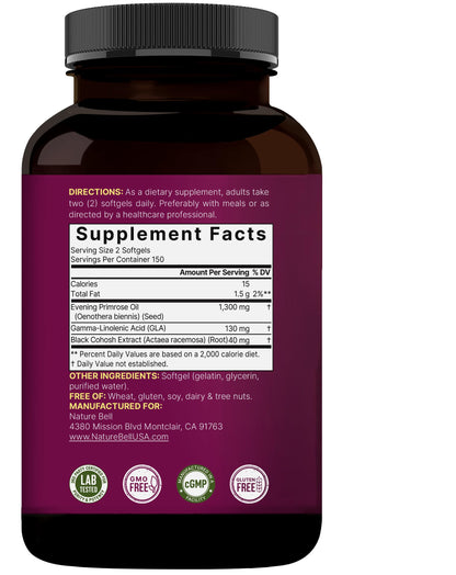 Natural evening primrose oil rich in active gamma linolenic acid