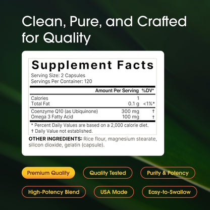 NatureBell cardiovascular and vitality support two hundred and forty capsules container packaging